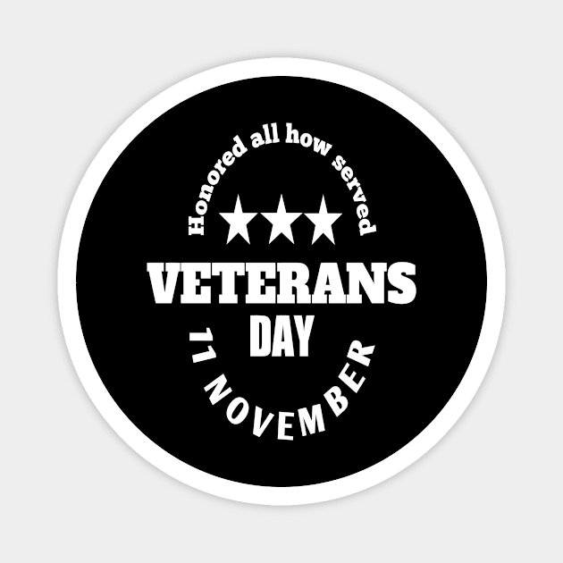 Veterans Day Magnet by Bellastore